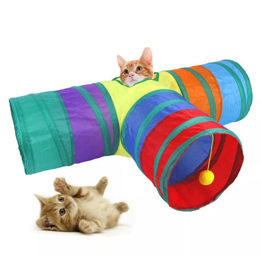 Cat toy Tunnels T-Shape