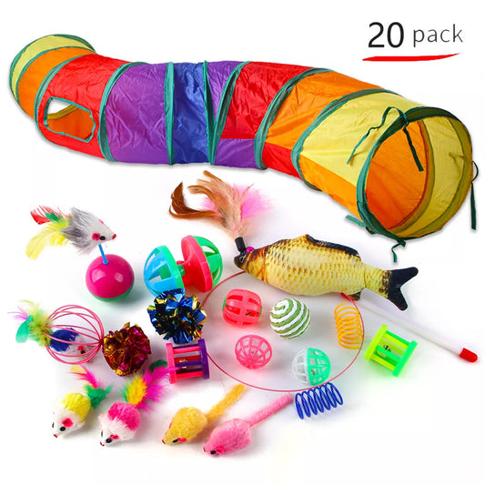 Cat toy pack A - 20 pieces